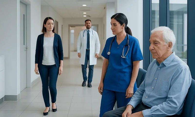 Is Vascular Dementia a Neurological Disorder? Symptoms, Causes, and Diagnosis 12 Medical team discussing patient care in hospital corridor.