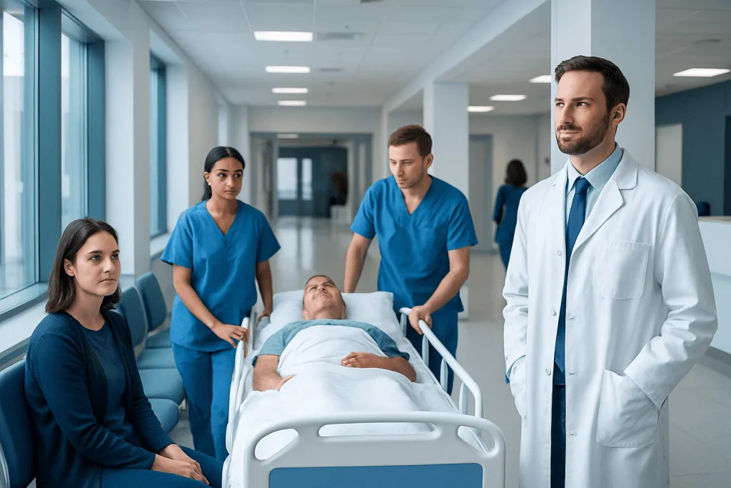 Is Whey Gluten Free? Causes, Explanations, and Next Steps 1 Medical team attending to patient in hospital corridor.