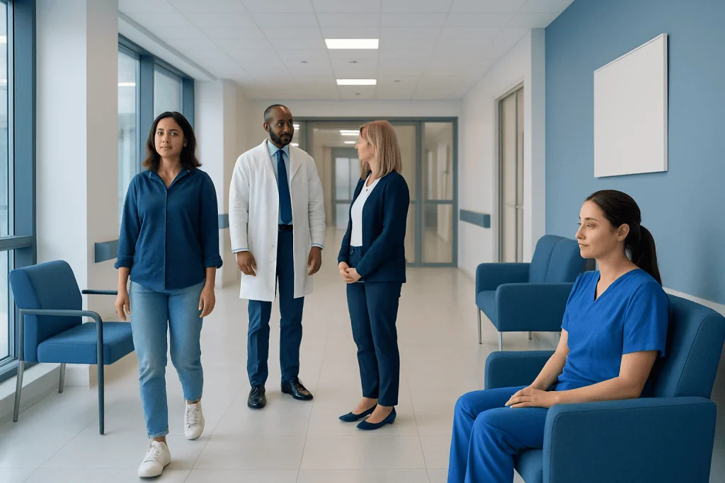 Is Yogurt Good for You? Causes, Explanations, and Next Steps 1 Medical team discussing patient care in hospital corridor.