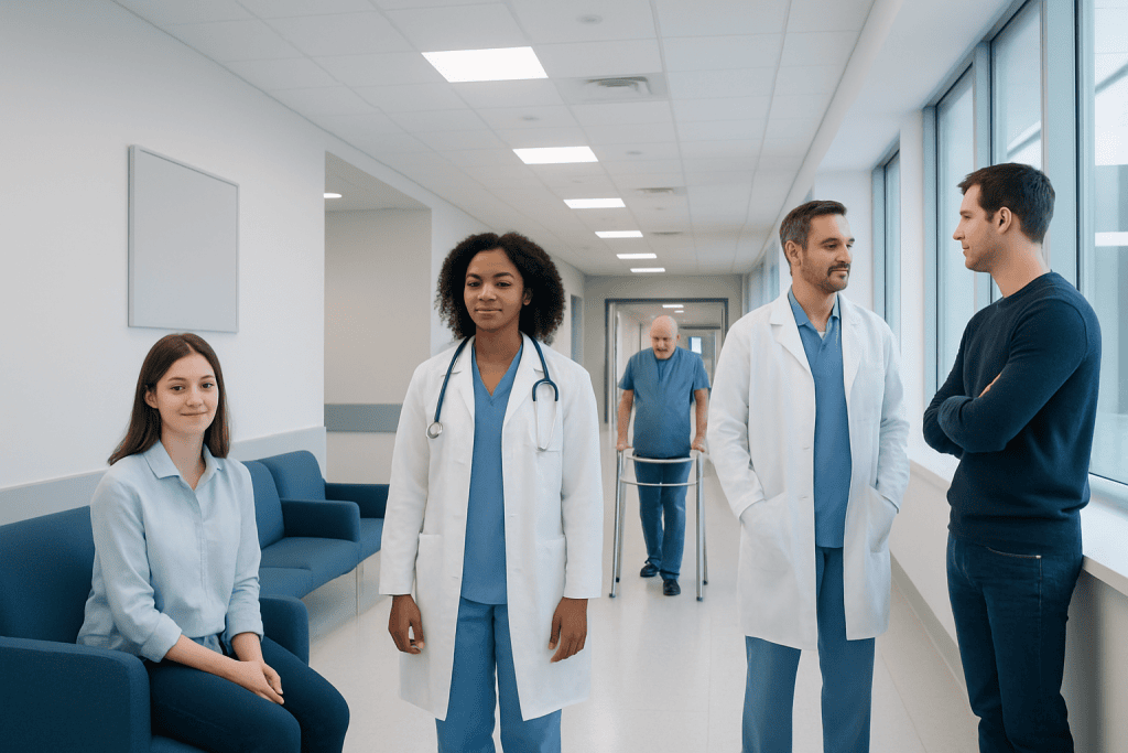 Booger: A Complete Medical Overview 1 Medical team consulting in a hospital corridor at Acibadem Hospitals Group.