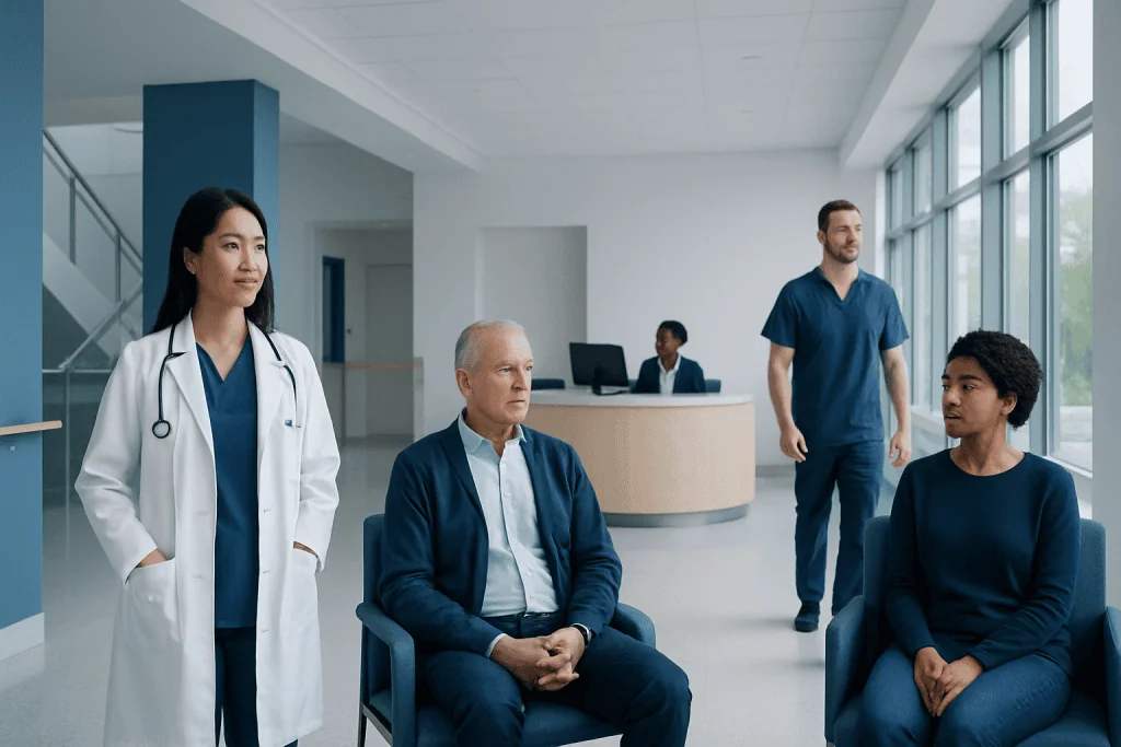 Anticoagulant: What Patients Need to Know 1 Medical consultation in a modern hospital with healthcare professionals and patients.