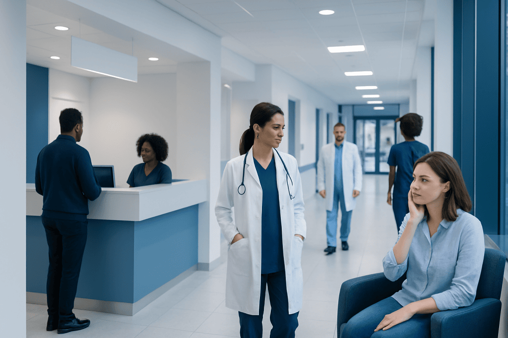 Antibiotics for Tooth Infection: What It Treats, How It Works, and What to Watch For 1 Healthcare professionals and patients in a modern hospital corridor.