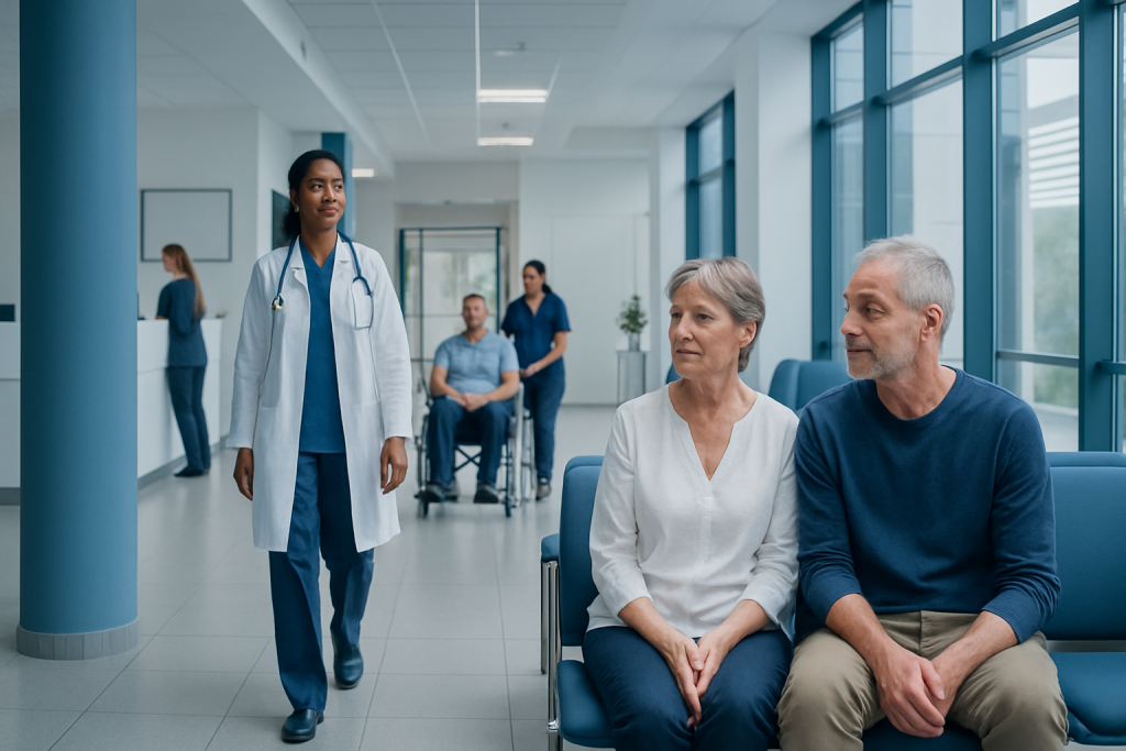 Bactrim Side Effects: What It Treats, How It Works, and What to Watch For 1 Healthcare professionals and patients in a modern hospital corridor.