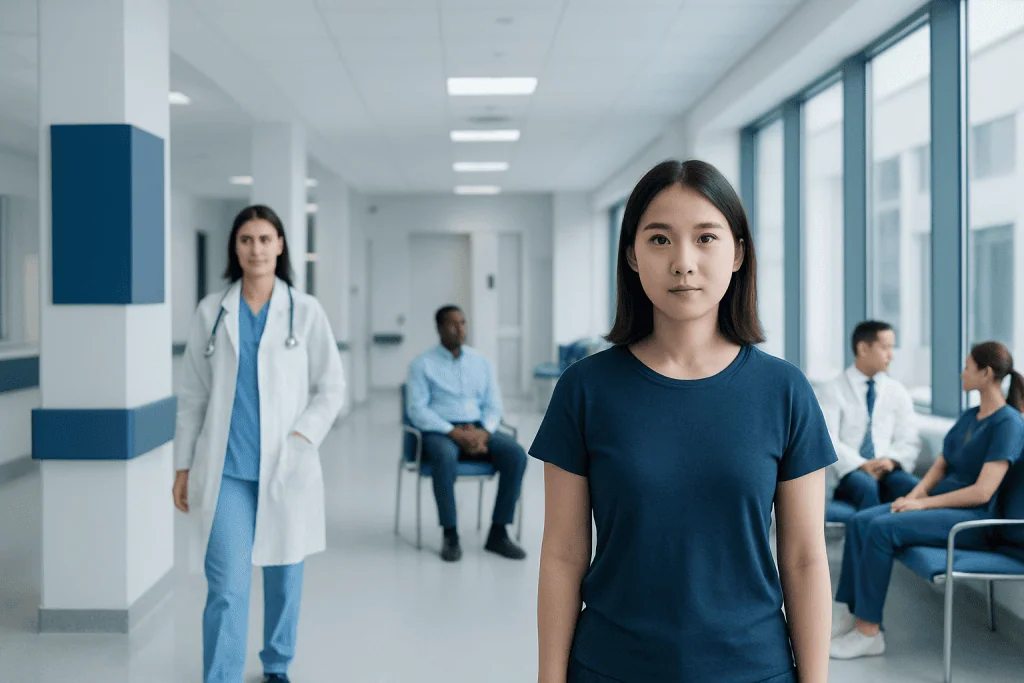 What Is Asexual? Here Is What the Evidence Says 1 Diverse medical team in hospital corridor with patient.