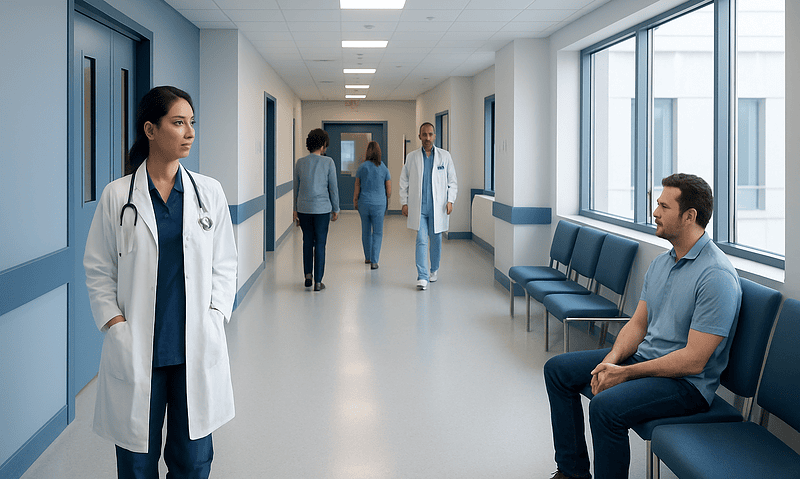What is sputum? A Doctor-Reviewed Answer 12 Doctor and patient in hospital corridor with medical staff in background.