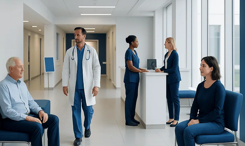 Levitra: What Patients Need to Know 8 Medical consultation at Acibadem Hospital with doctors and patients.