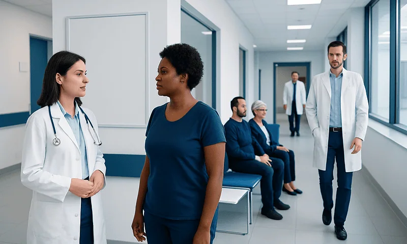 Magnesium Blood Test: What Low and High Levels Mean — and What to Do Next 17 Medical staff and patients in a hospital corridor at Acibadem Hospitals Group.