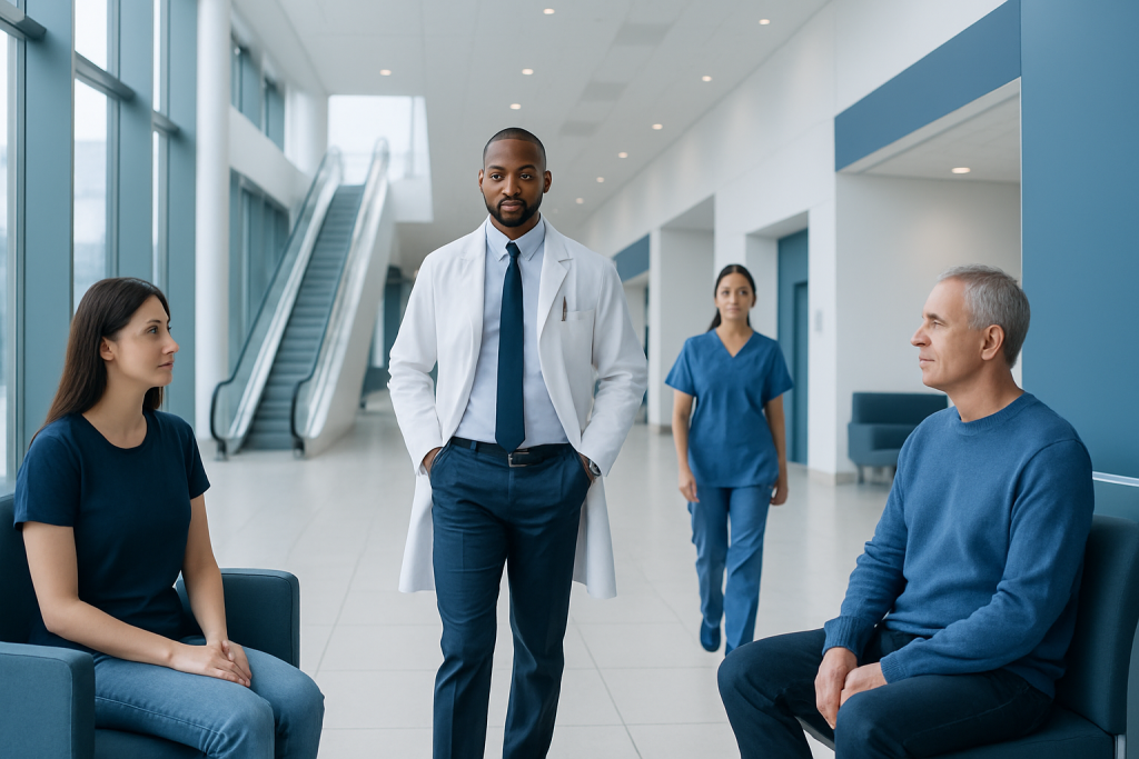 Jamba Juice Fruit Smoothies — Explained by Medical Evidence, Not Myths 1 Medical consultation in a modern hospital with diverse healthcare professionals.