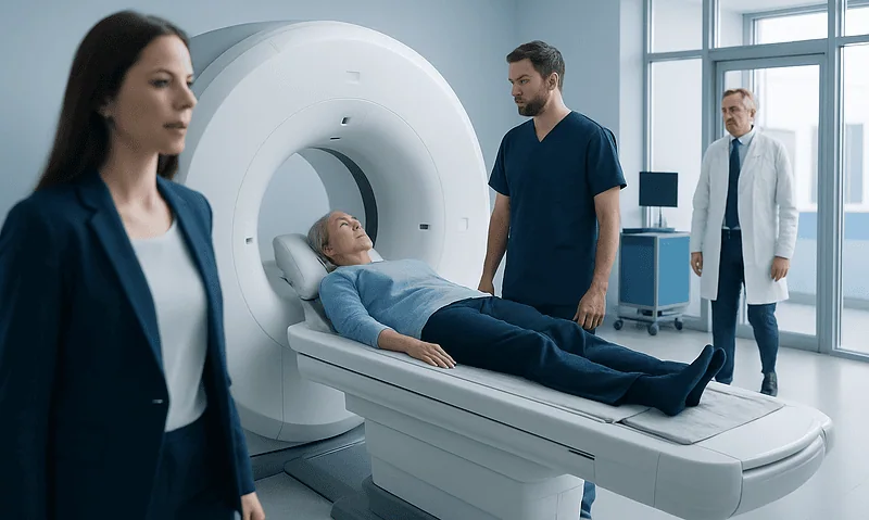 MRI brain with and without contrast cpt: Symptoms, Causes, and Treatment — Complete Patient Guide 12 Patient undergoing MRI scan in a modern hospital setting.