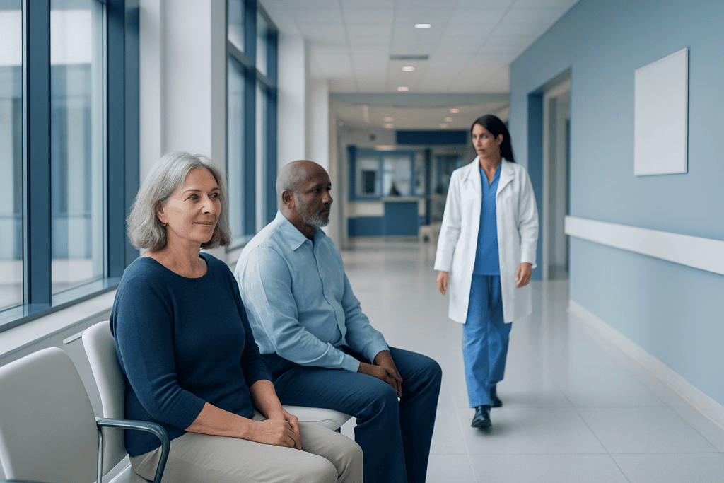 Natural Hormone Replacement Therapy: Evidence-Based Options and When to See a Doctor 1 Patients waiting in a hospital corridor with a healthcare professional approaching.