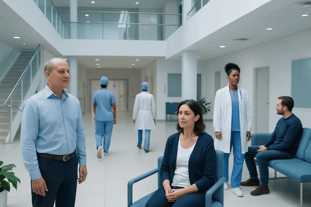 Ovo Lacto Vegetarianism Vegetarian — Explained by Medical Evidence, Not Myths 1 Hospital staff and patient in a modern medical facility.