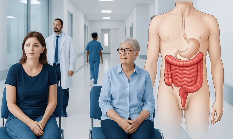 Medical consultation for digestive health with a focus on pancolitis treatment options.