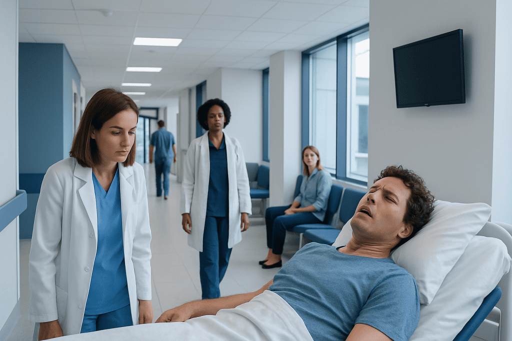 Pseudoseizure: A Complete Medical Overview 1 Hospital staff attending to a patient in a medical ward.