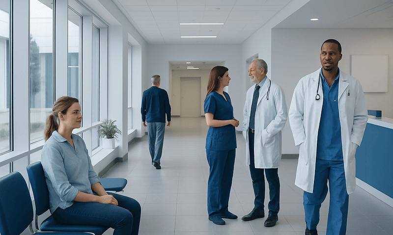 Are Peanuts Good for You? Here Is What the Evidence Says 8 Healthcare professionals and patient in a hospital corridor at Acibadem Hospitals Group.