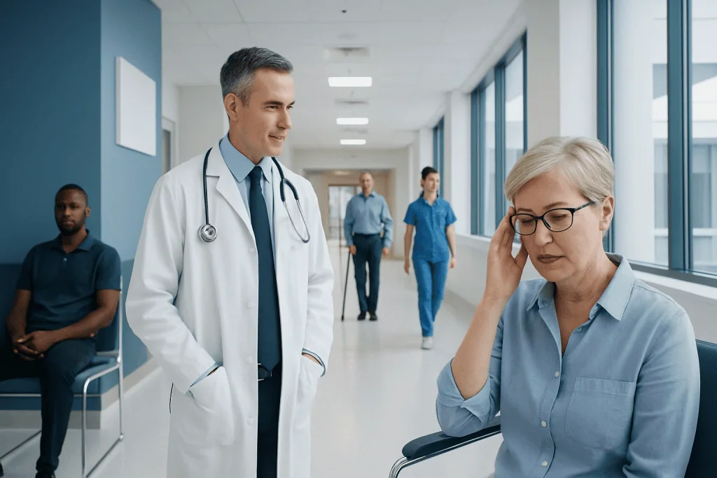 Tylenol Side Effects: Uses, Dosage, and Side Effects — A Clinical Overview 1 Doctor consulting an elderly woman in a hospital corridor.