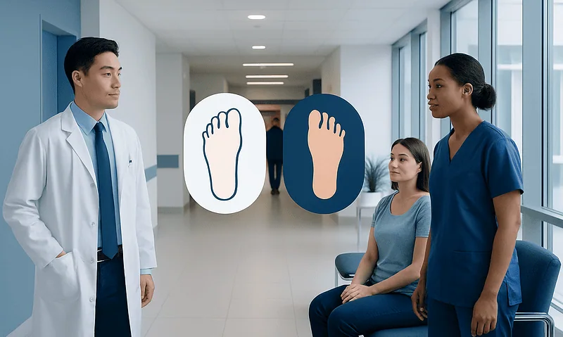 Uric Acid Blood Test: What Low and High Levels Mean — and What to Do Next 5 Foot health consultation at Acibadem Hospitals Group with doctor and patient.