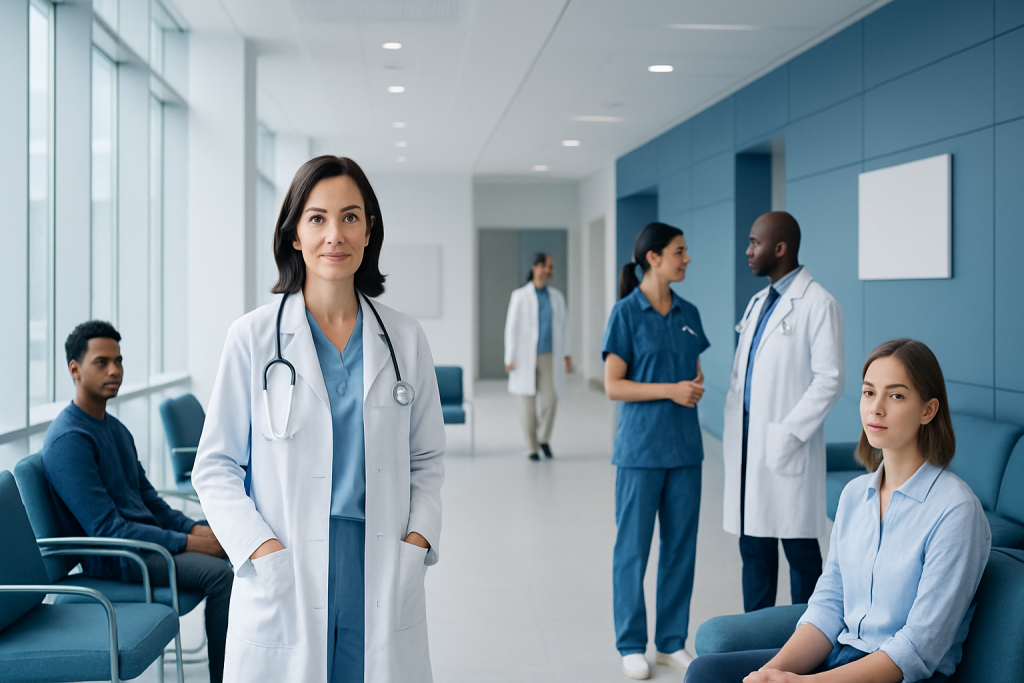 What Vitamin Comes From the Sun? Here Is What the Evidence Says 1 Medical team in a hospital corridor with patients and staff.