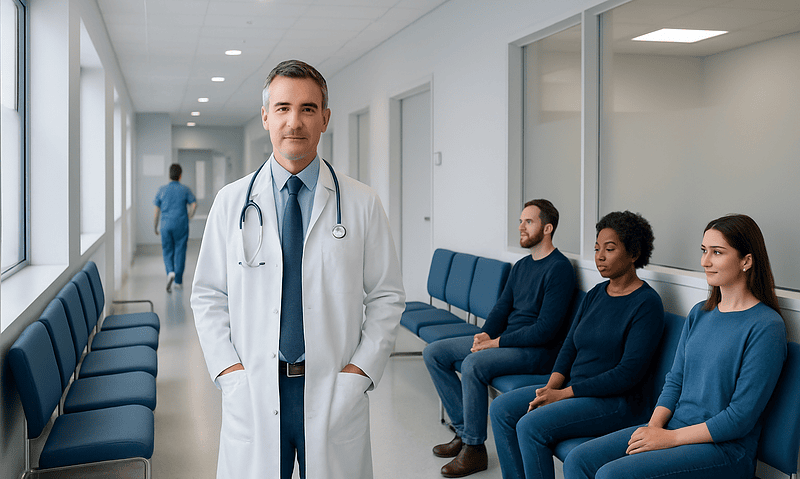 Warts Bum Hole: A Complete Medical Overview 12 Doctor with patients in a hospital corridor at Acibadem Hospitals Group.