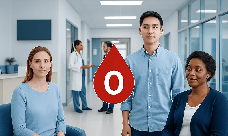 Blood type O blood donation awareness at Acibadem Hospitals Group.