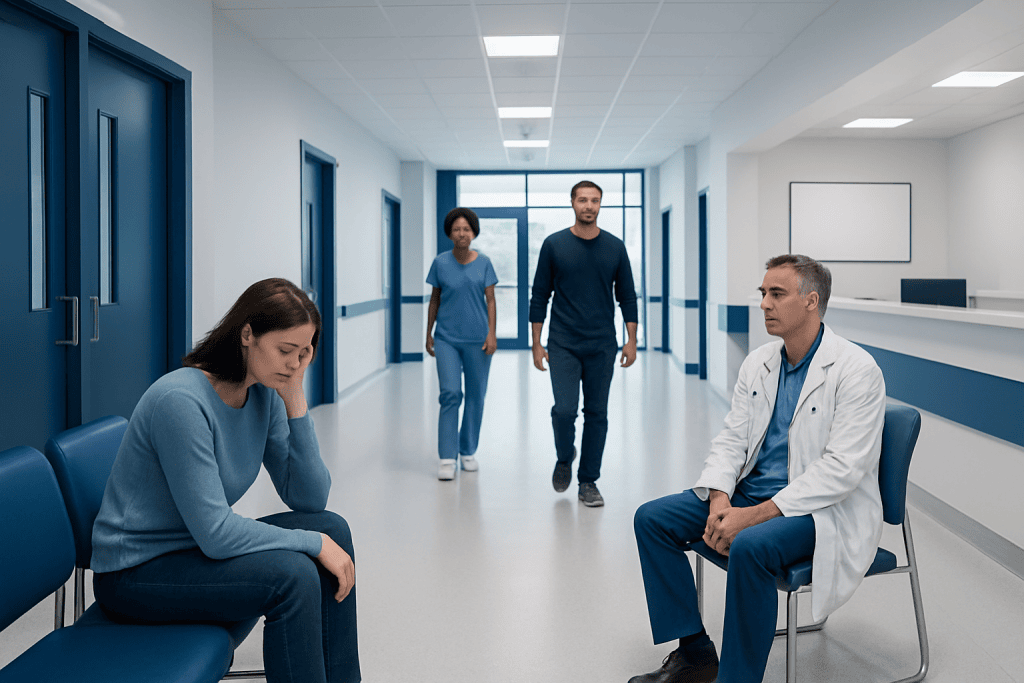 What Causes Poor Concentration? Here Is What the Evidence Says 1 Patients and doctor in a hospital corridor, healthcare setting.