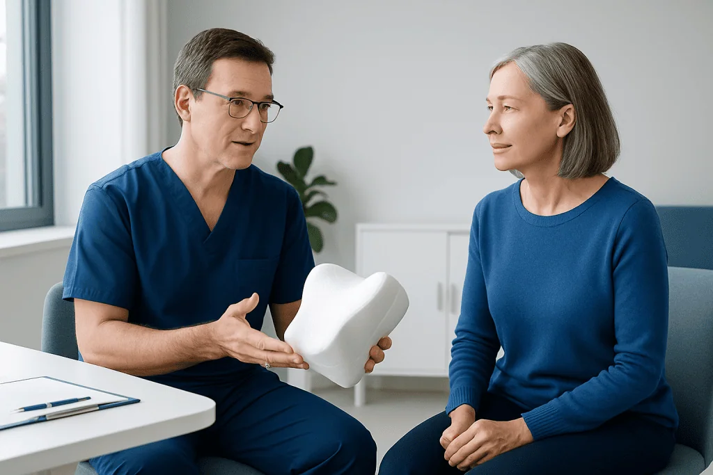 Possible benefits and realistic expectations — knee pillow