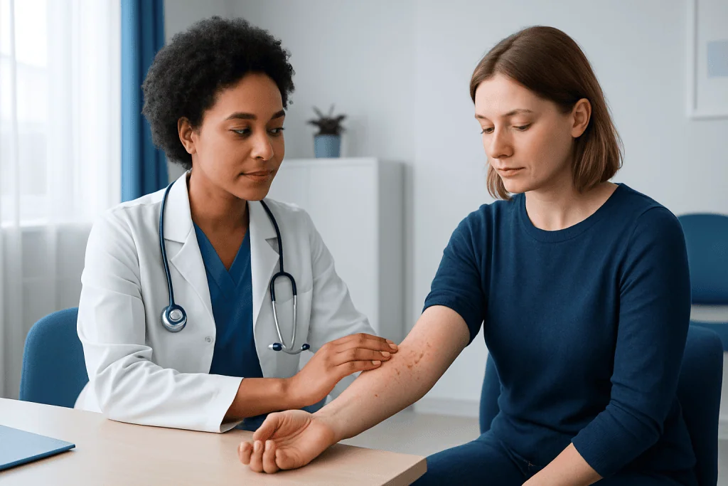 Possible causes and common types — bacterial skin rash