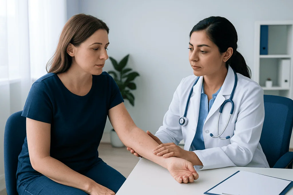 Possible causes and risk factors — allergic reaction rash