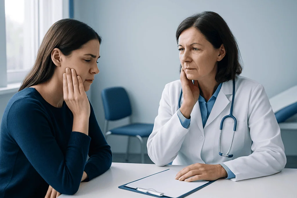 Possible causes and risk factors — jaw pain