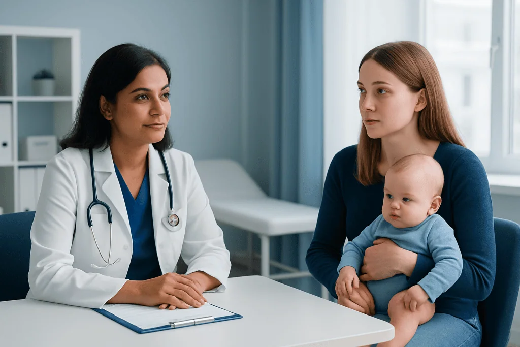 Possible causes and risk factors — blood in infant poop