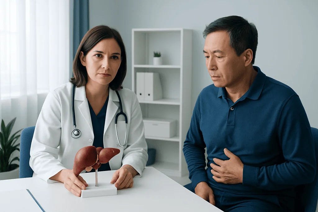 Possible causes and risk factors — liver cancer symptoms