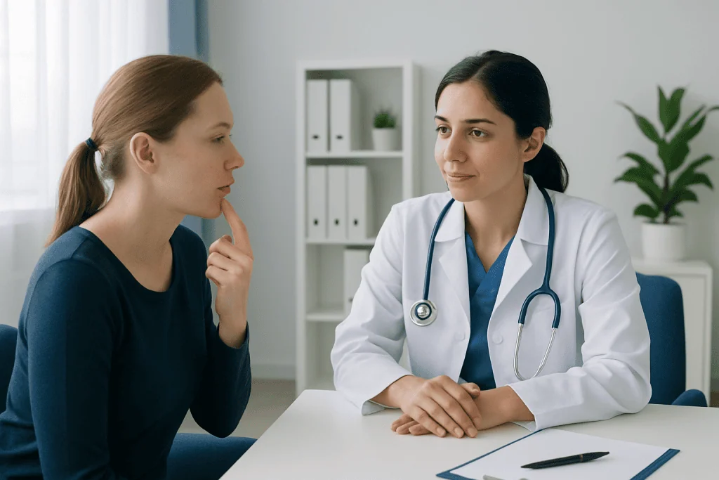 Possible causes and risk factors — bump on lip