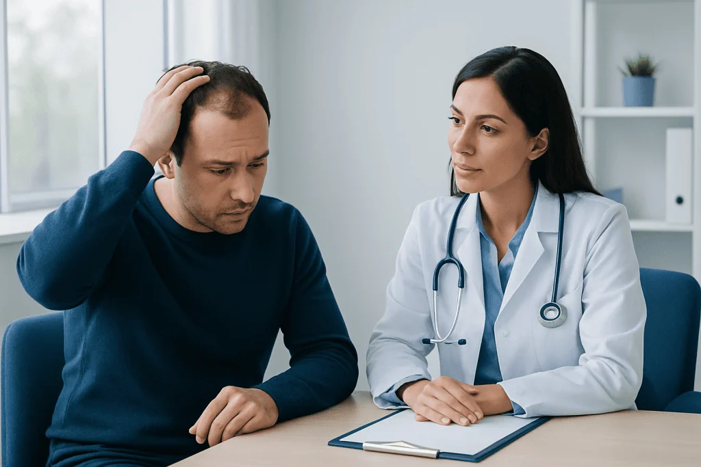 Possible causes and risk factors — scabs in hair on head