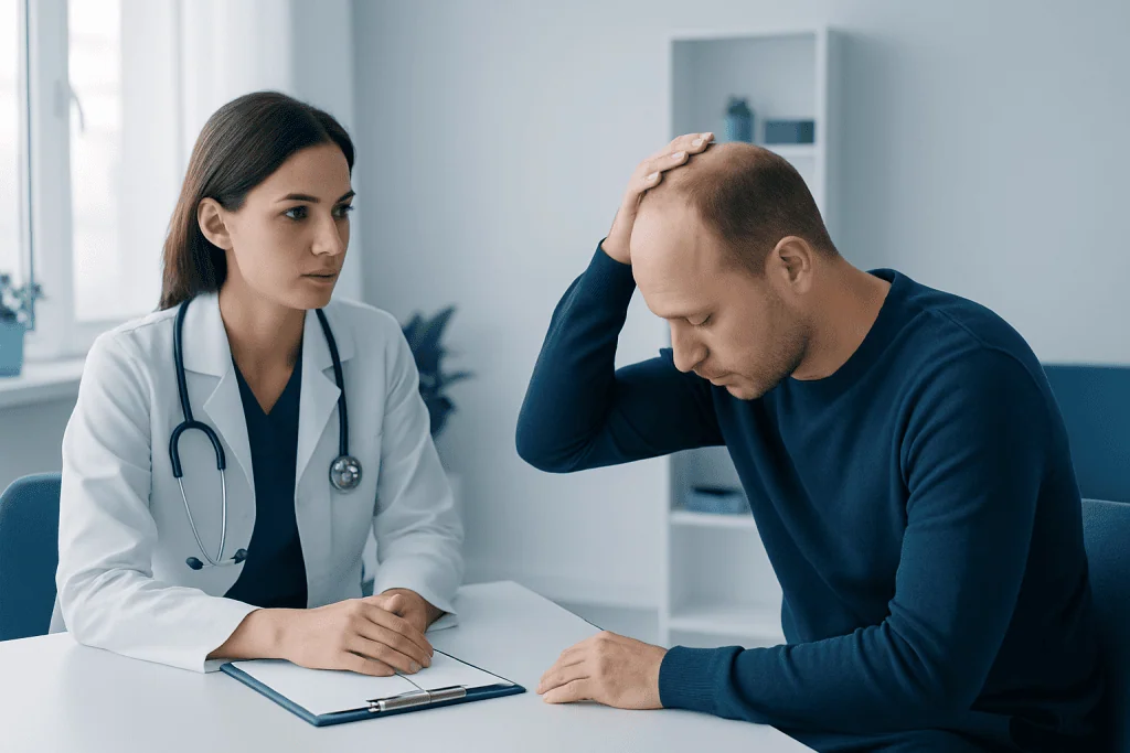 Possible causes and risk factors — crown of head