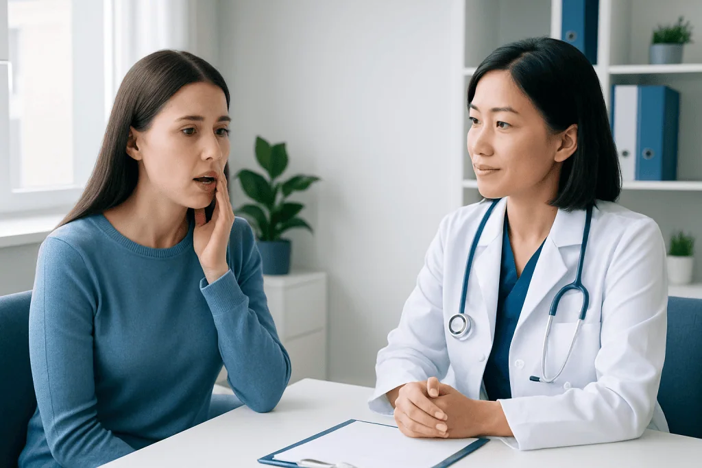Possible causes of a lump on upper mouth — lump on upper mouth