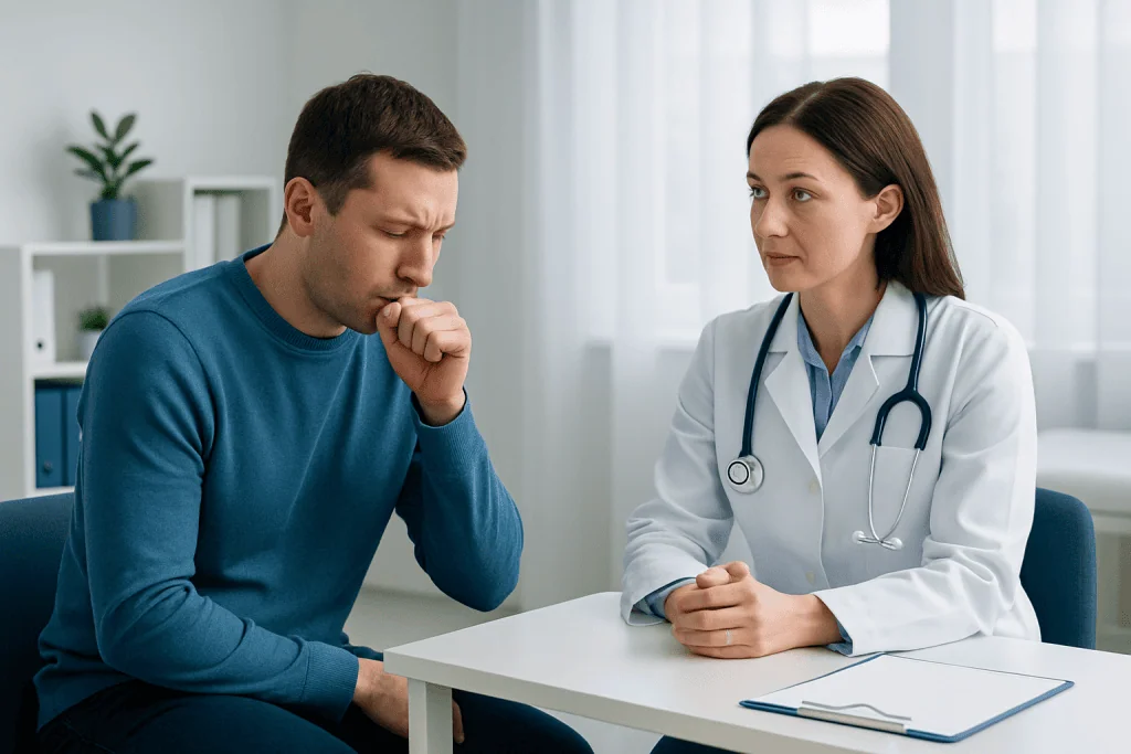 Possible causes of cough — cough