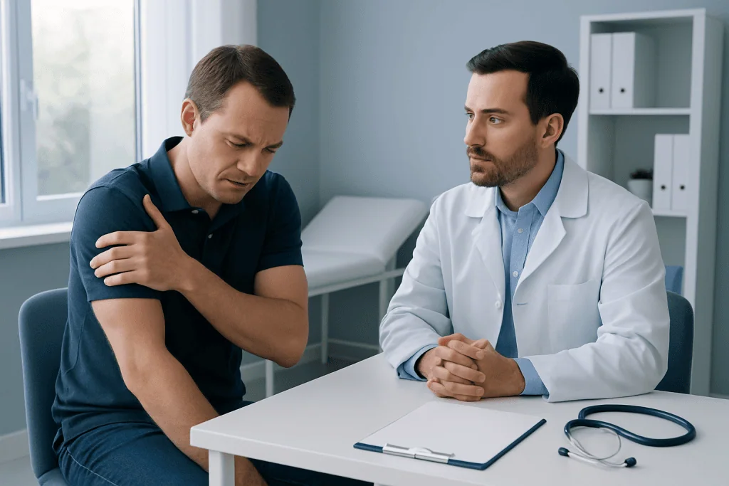 Possible causes of referred pain — referred pain