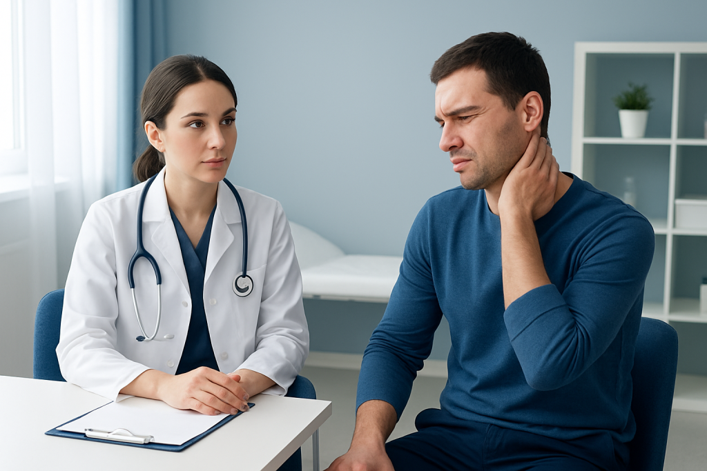 Possible causes of side neck pain on the left — side neck pain left side