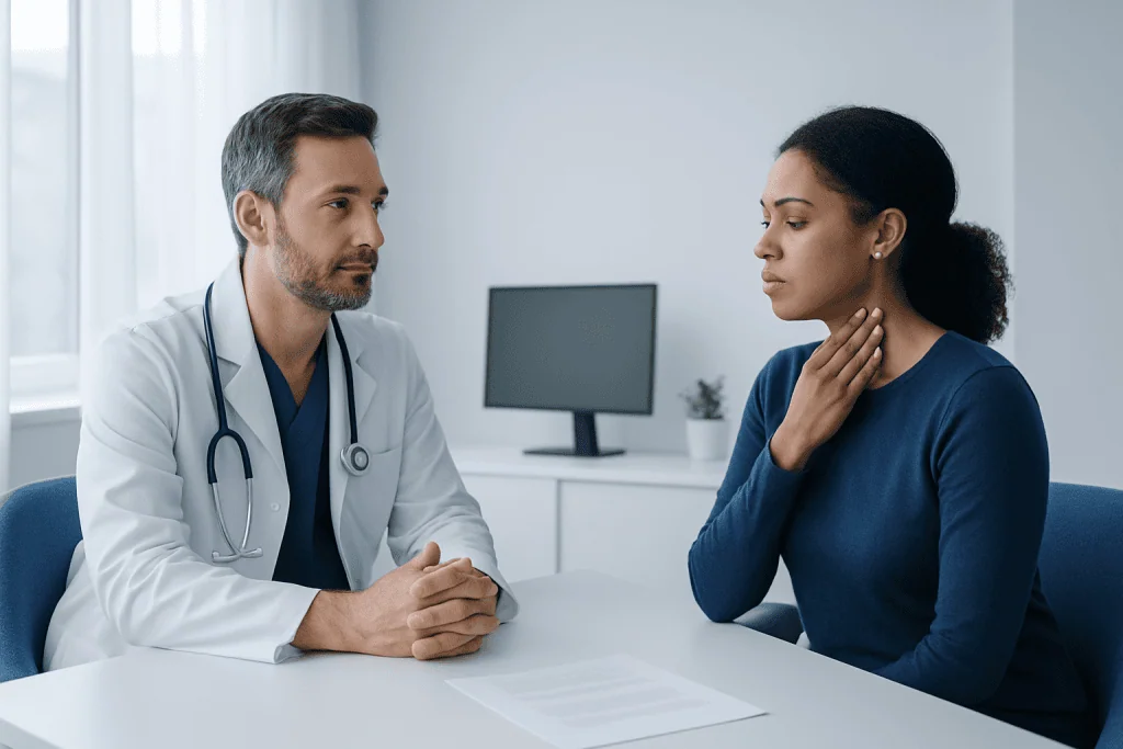 Possible causes of these symptoms besides cancer — throat cancer symptoms