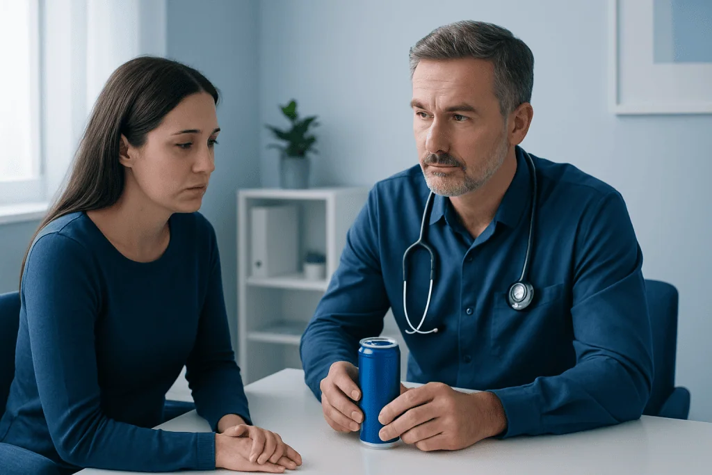 Possible side effects and health risks — energy drinks