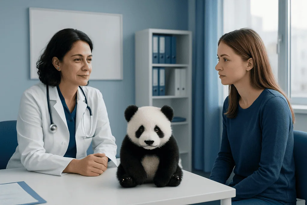 Possible symptom meanings behind the phrase — baby panda