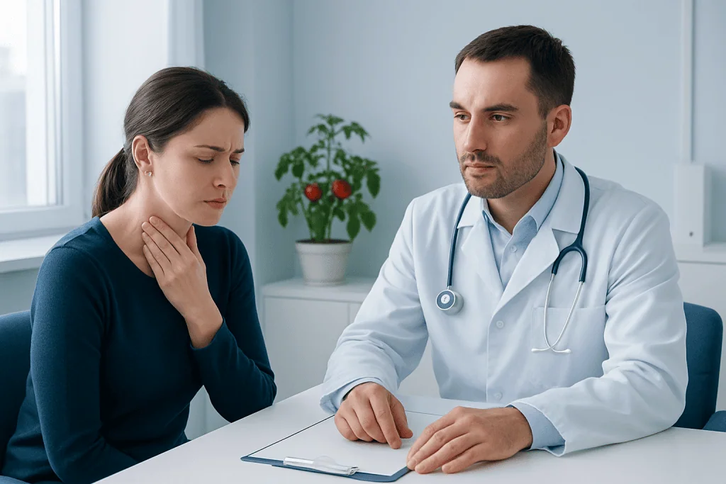 Possible symptoms after contact or ingestion — tomato plants