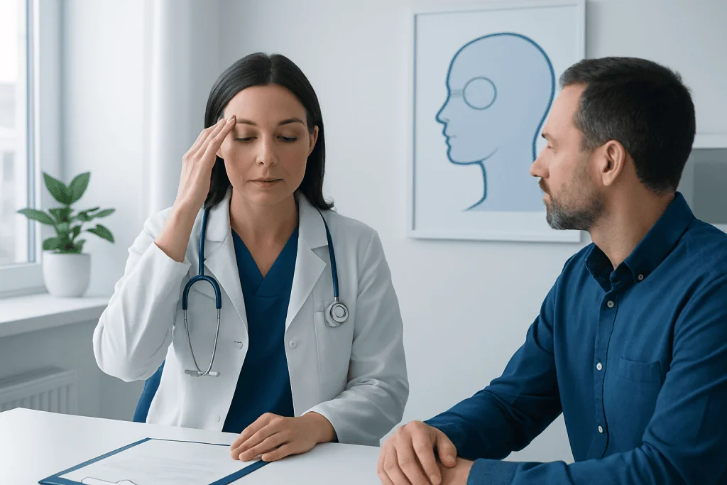 Possible symptoms linked to the supraorbital area — supraorbital foramen