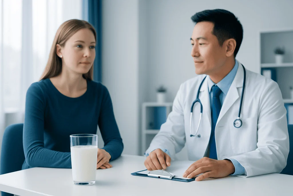 Potential Benefits of Drinking Milk — glass of milk