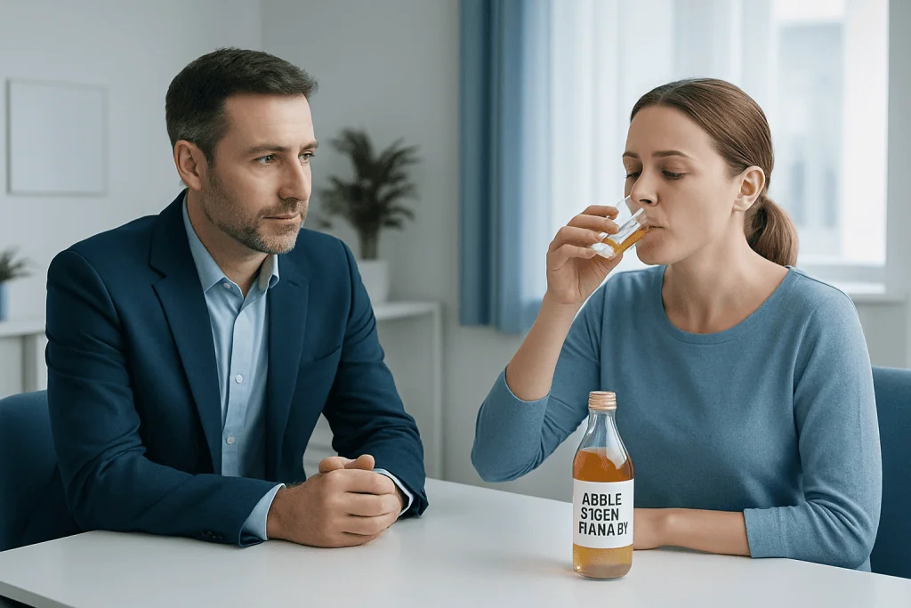Potential risks and side effects — drinking a shot of apple cider vinegar