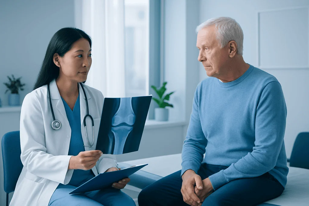 Pre-operative tests and medical assessment — knee replacement surgery preparation
