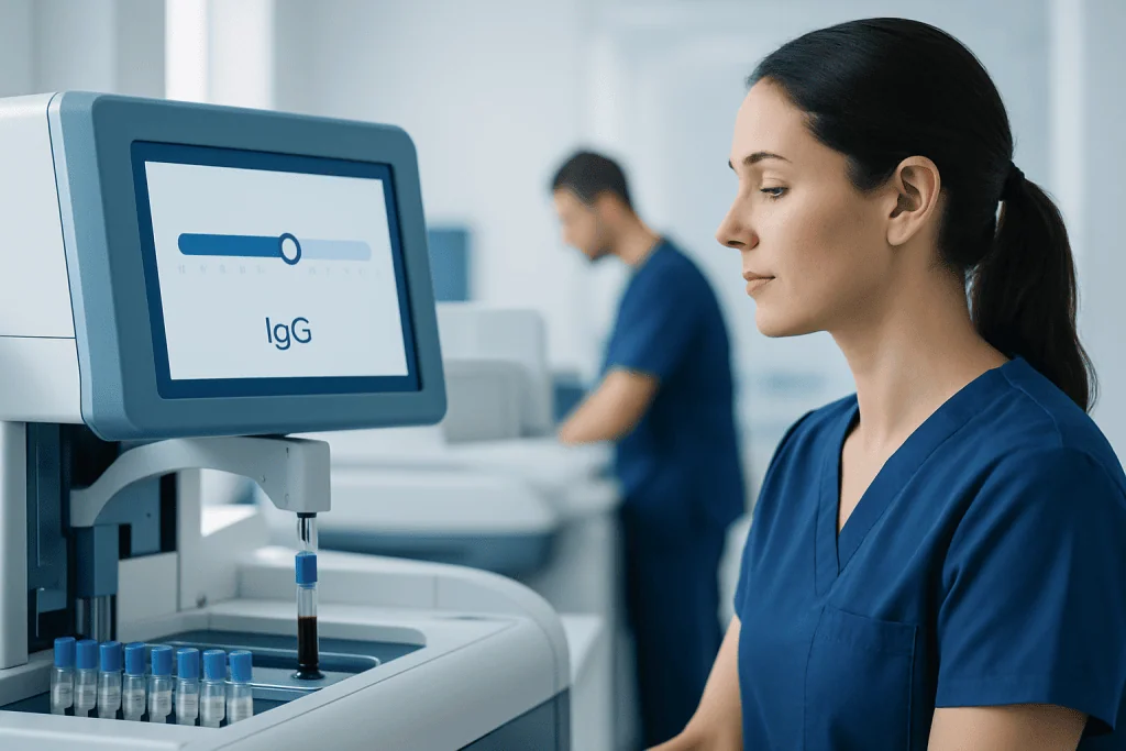Reference ranges: the headline number first, then context — igg blood test
