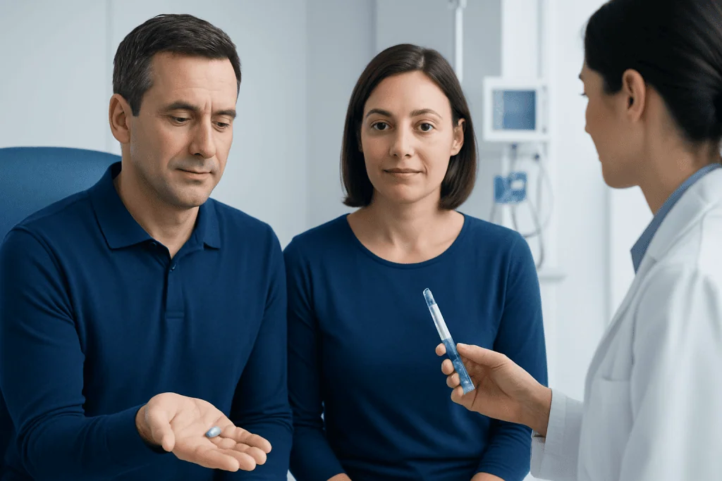 Side-by-side comparison: pill versus injection — wegovy pill vs injection