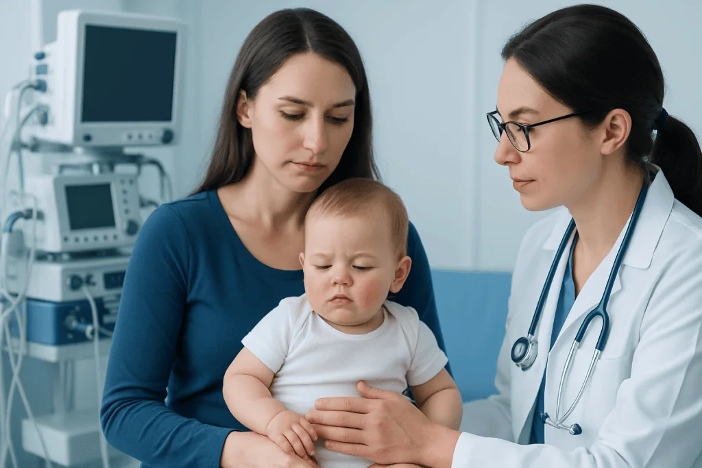 Signs and Symptoms in Babies — infant allergic reaction to milk