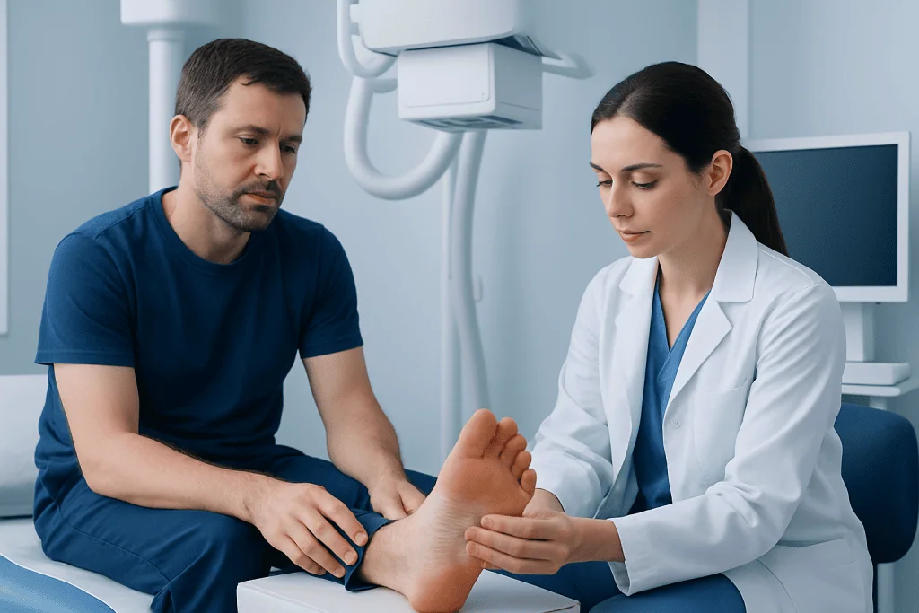 Signs and symptoms of a broken toe — broken toe
