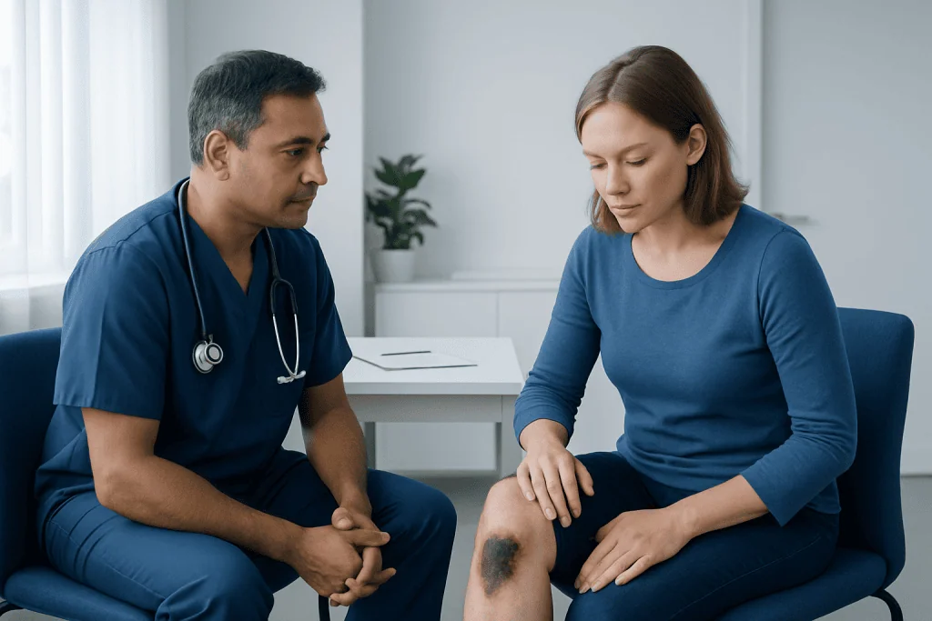 Signs and symptoms of necrotic tissue — necrotic